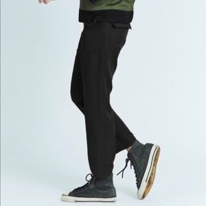 NWT Karen Zambos black ankle military pants. Sz 4 P #0481